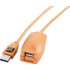 Tether Tools USB-Kabel USB 2.0 USB-A Stecker, USB-A Buchse 5.00m Orange Aktiv mit Signalverstärkung