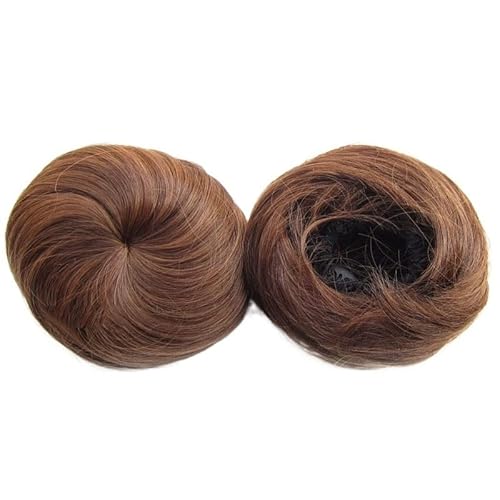 Haarknoten Chignon-Extensions for Damen, Haarknoten, Kordelzug, Pferdeschwanz-Haarteil, Chignon-Hochsteckfrisur, Clip-in-Scrunchies, Haarteile, synthetisches, glattes Haar Haarschmuck Damen (Color :