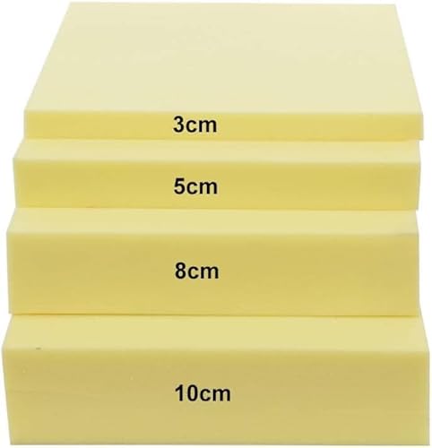 Matratzenbank-Schaumstoff-Ersatz, extra Lange Schaumstoffpolsterung, 60/150/180/200 cm, hochdichte Schaumstoffpolsterung für Bodenmatratzensitze, 5 cm, 80 x 30 cm