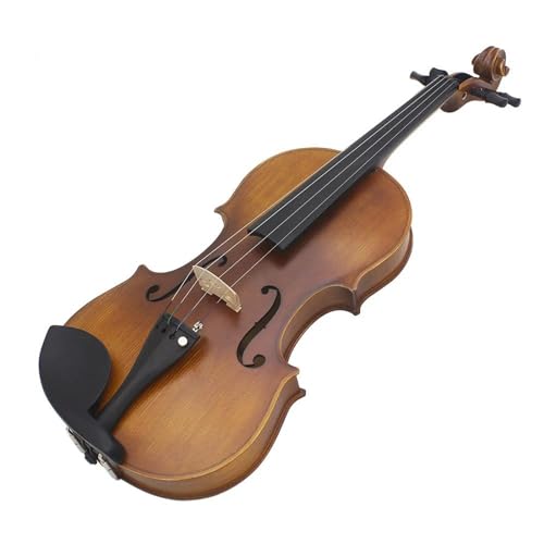 Geigen 4/4 Akustikvioline Im Retro-Stil Geige Für Violinenanfänger Mit Bogen/Koffer