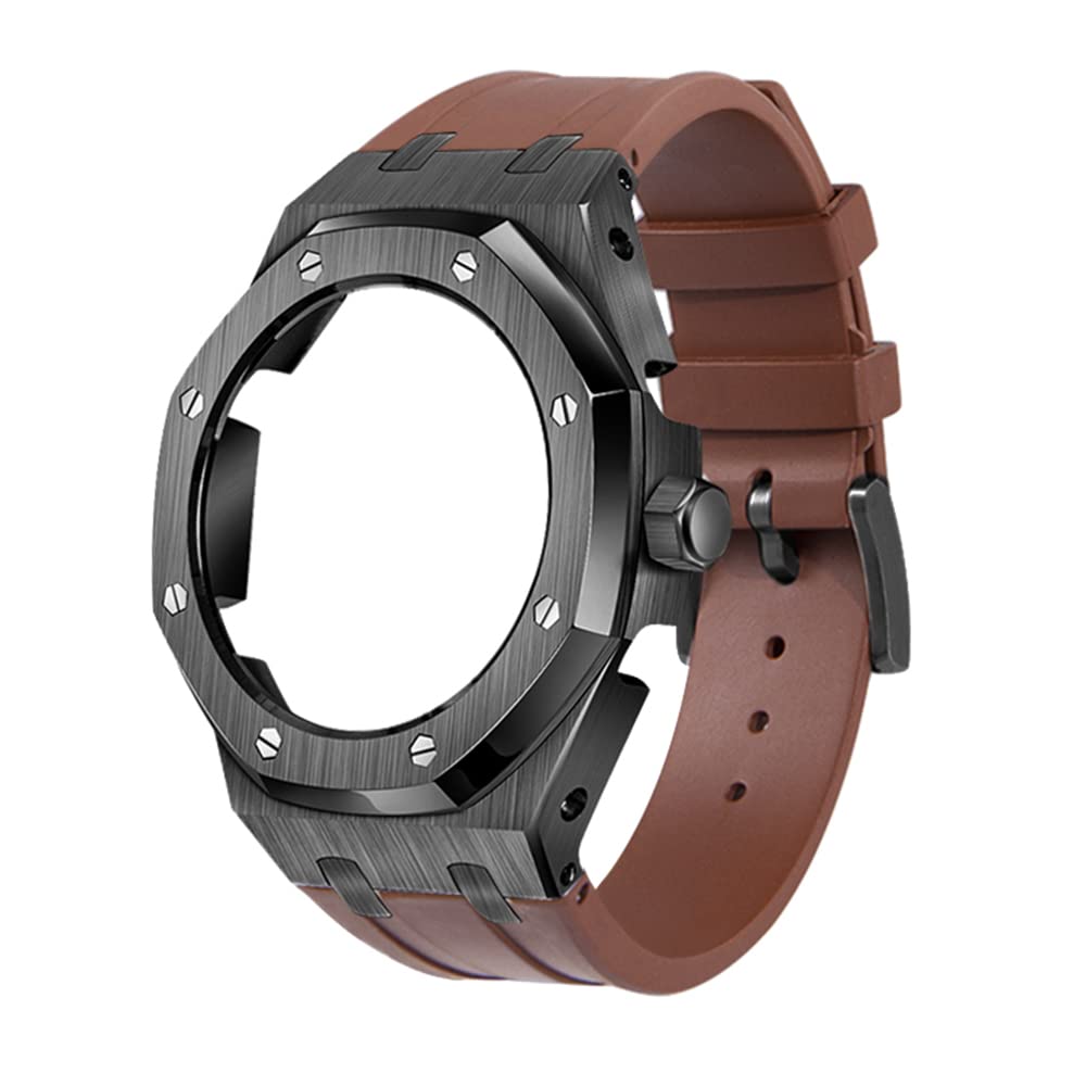 IOTUP 4. Ersatz-Uhrenarmband aus Metall für Herren GA2100/GA-2110, Einheitsgröße, Achat