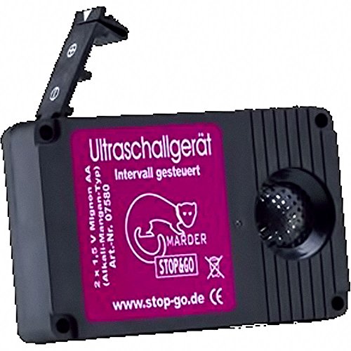 STOP&GO Marderschockgerät Ultraschall Inklusive 2 Batterien