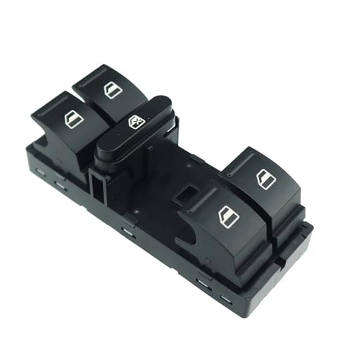 Fensterschalter Tasten Für VW Für Jetta 2005-2011 Fenster Switch Control Taste Fensterheber 5ND959857 1K4959857 Autos Fensterh Taster Schalter(NO Chrome)