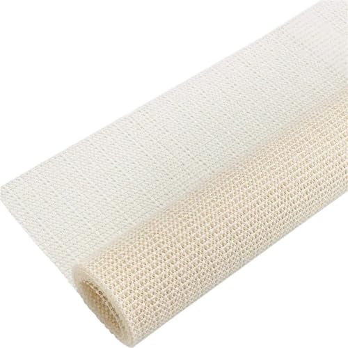 Antirutsch-Teppichunterlage, Anti-Rutsch-Teppich-Unterlage Anti-Rutsch-Matte PVC-Schaum-Silikon-Matratze(Milky White,100X200CM)