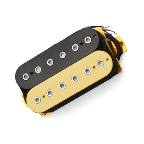 6-saitige E-Gitarre Bridge Pickup Bi-Wire verstellbare Sechskantschraube Quad Coil Kabel Gitarrenteile Single-Coil-Tonabnehmer