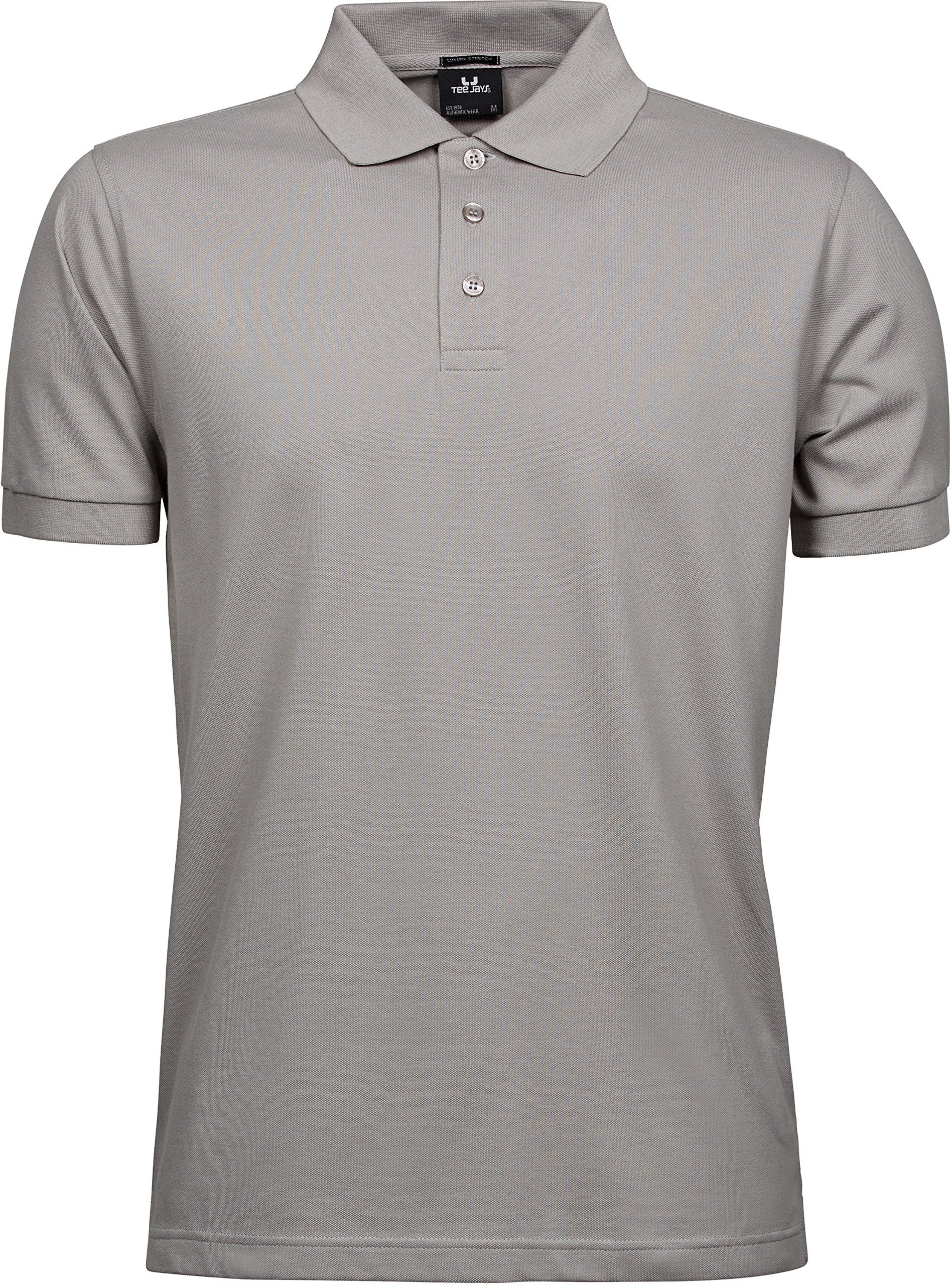 Tee Jays Herren Polo Stretch Piqué Poloshirt Deluxe 1405 Stone XL