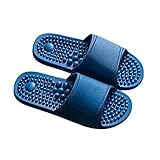 GHYUB Unisex Massage Hausschuhe ，Herren/Damen Badelatschen Dusch-& Badeschuhe Schlappen Mit Massage Punkt Sandalen Hausschuhe Slides Flip Flops Sommer Slippers Leicht Soft Indoor rutschfest Home