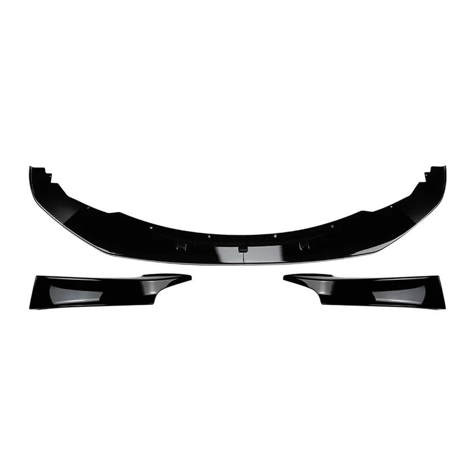 Splitter Für 1er F20 F21 Sport Style Canard Cover Trim Splitter Frontspoilerlippe Gloss Black Carbon Fiber 2012 Bis 2014 Frontlippe(1 Set Gloss Black)