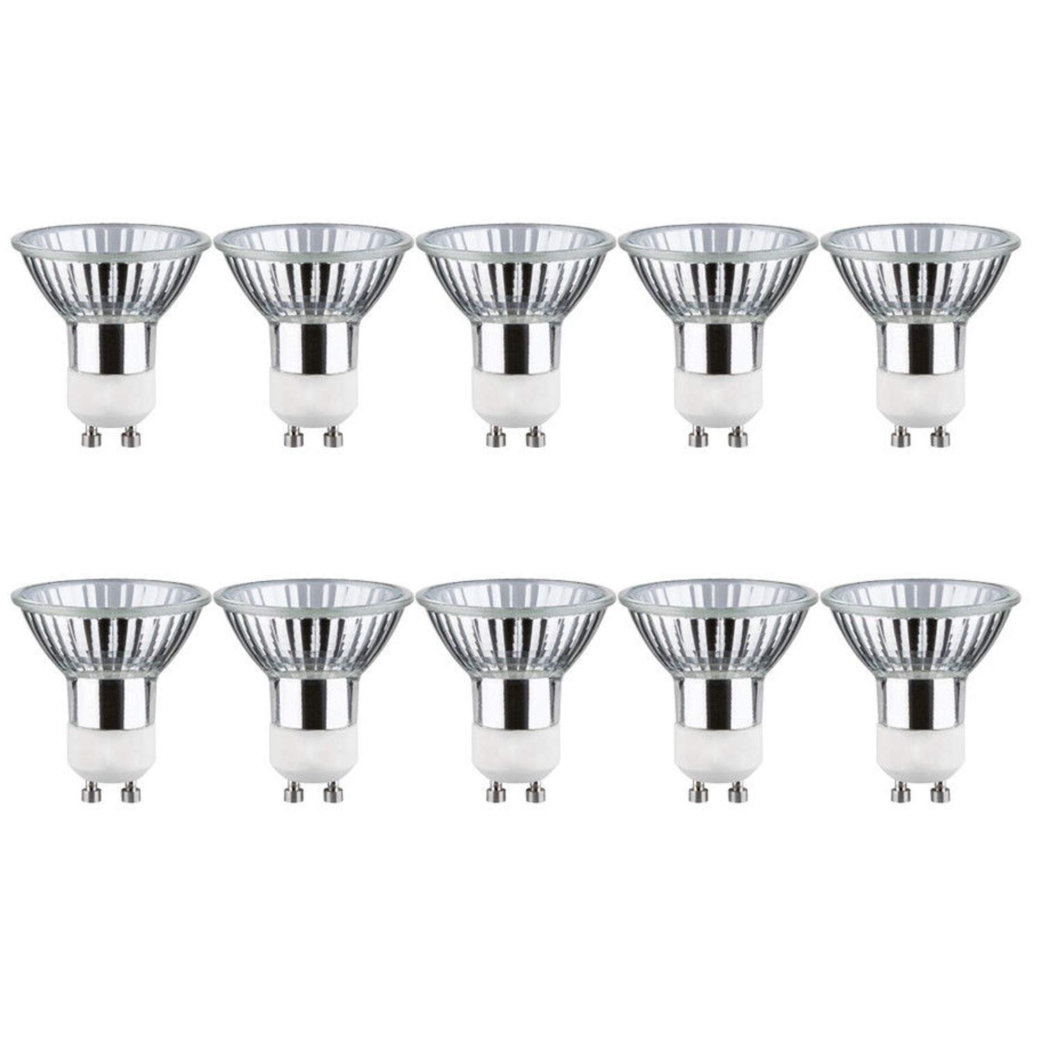 10x Halogen Reflektor Glühbirne PAR16 GU10 50W dimmbar warmweiss | NicePrice3701