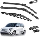 Auto Vorne Hinten Fenster Scheibenwischer Klingen Zubehör Für Fiat 500L 2012 2013 2014 2015 2016 2017 2018 2019 2020 26 "+ 15" + 11"