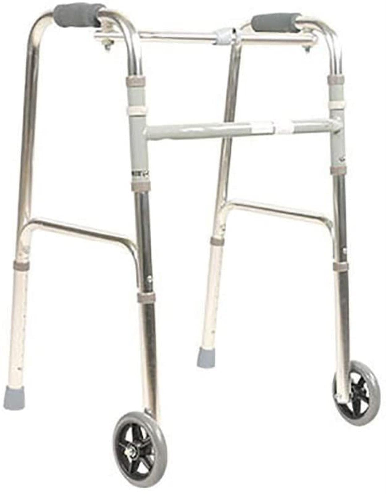 Rollator Walker Walker Walker, Aluminium Faltbar Gehen Mobilitätshilfe Rollator 2 in 1 für ältere Menschen Sehnsucht nach Vorwärts