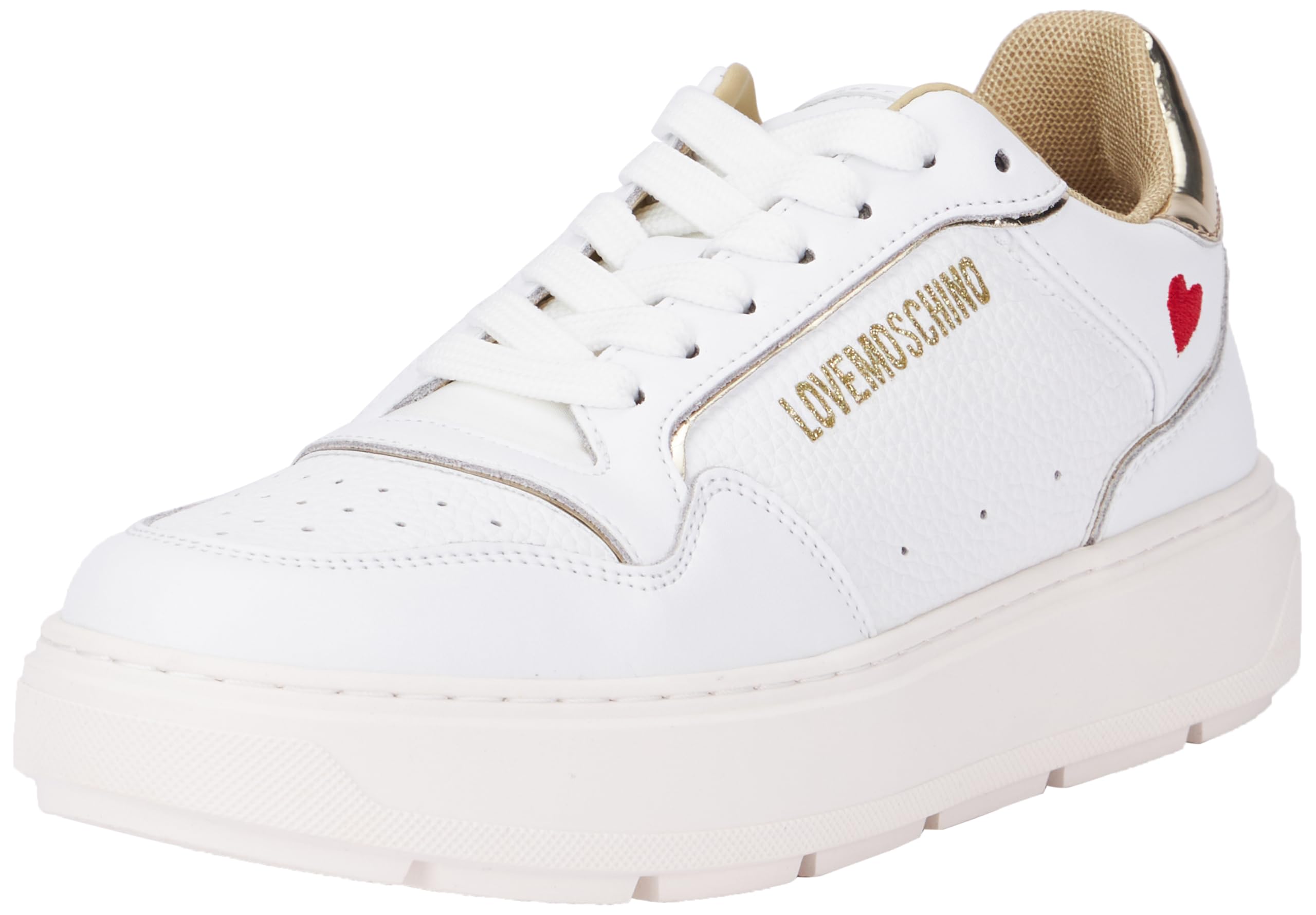 Love Moschino Damen Ja15144g1ljc210a Sneaker, Weiß, 43 EU