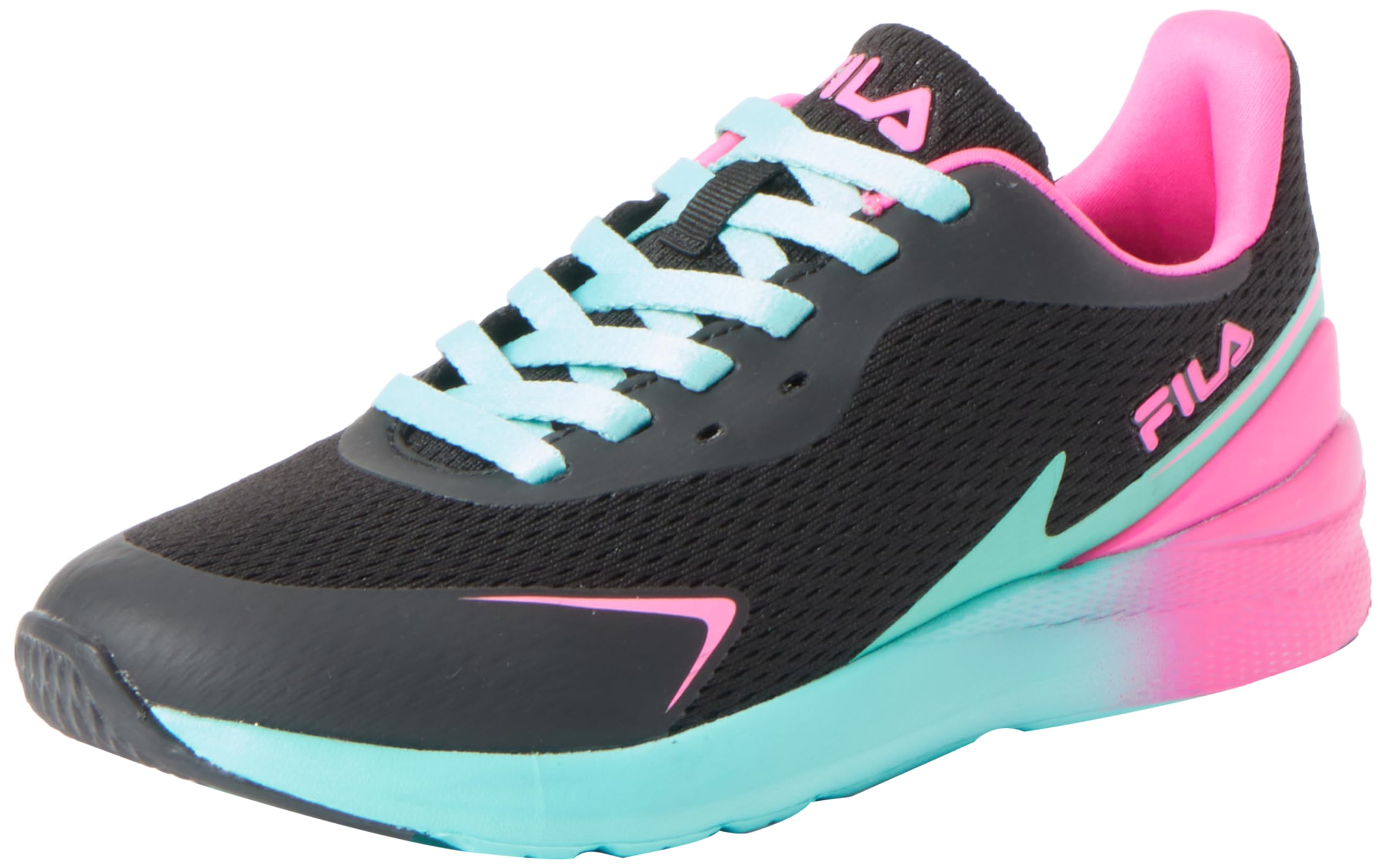 FILA Unisex Kinder Laufschuh Crusher Teens, Black Pink Glo, 39 EU