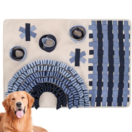 Interaktion Pet Snuffle Mats Hund Slow Feeding Food Mat Soft Fabric Sniffing Pad Treat Mats Dog Slow Feeder Training Mat Training Tool For Dogs