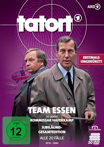 Tatort Essen - 50 Jahre Kommissar Haferkamp - Jubiläums-Gesamtedition (Alle 20 Fälle mit Hansjörg Felmy) [20 DVDs]