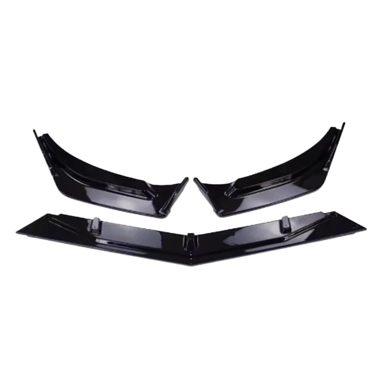 Frontspoiler Lippe Für Jaguar Für XE 2020-2024 Auto Front Stoßstange Splitter Lip Spoiler Diffusor Schutz Körper Kit Tuning Außen Zubehör Frontstoßstange Spoiler(Glossy Black)