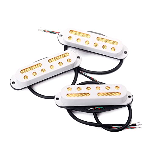 Humbucker Neck Pickup Kits Spulen 4 Drähte 3 Stück Gitarrenteile Hot Pickups für ST-Gitarre