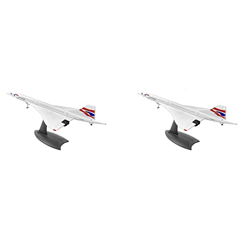 SICOSALT 2X 1/200 Concorde ÜBerschall Passagier Flugzeug Air British Atemweg Modell für Display Sammlung