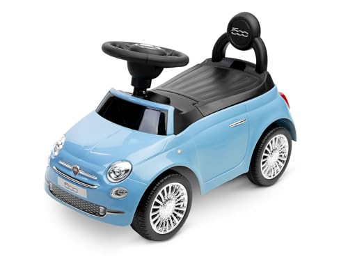 CARETERO - Rutschauto Kinder - Rutschfahrzeug - Für Entwicklung Motorischen Fähigkeiten und Koordination - Sichere und Langlebige Konstruktion - 62x28x36 cm - Blau