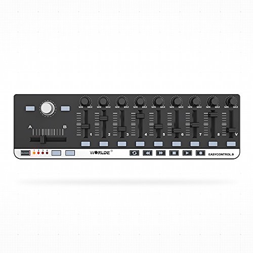 Btuty Worlde EasyControl.9 Tragbarer Mini-USB 9 Slim-Line Steuerung MIDI Controller