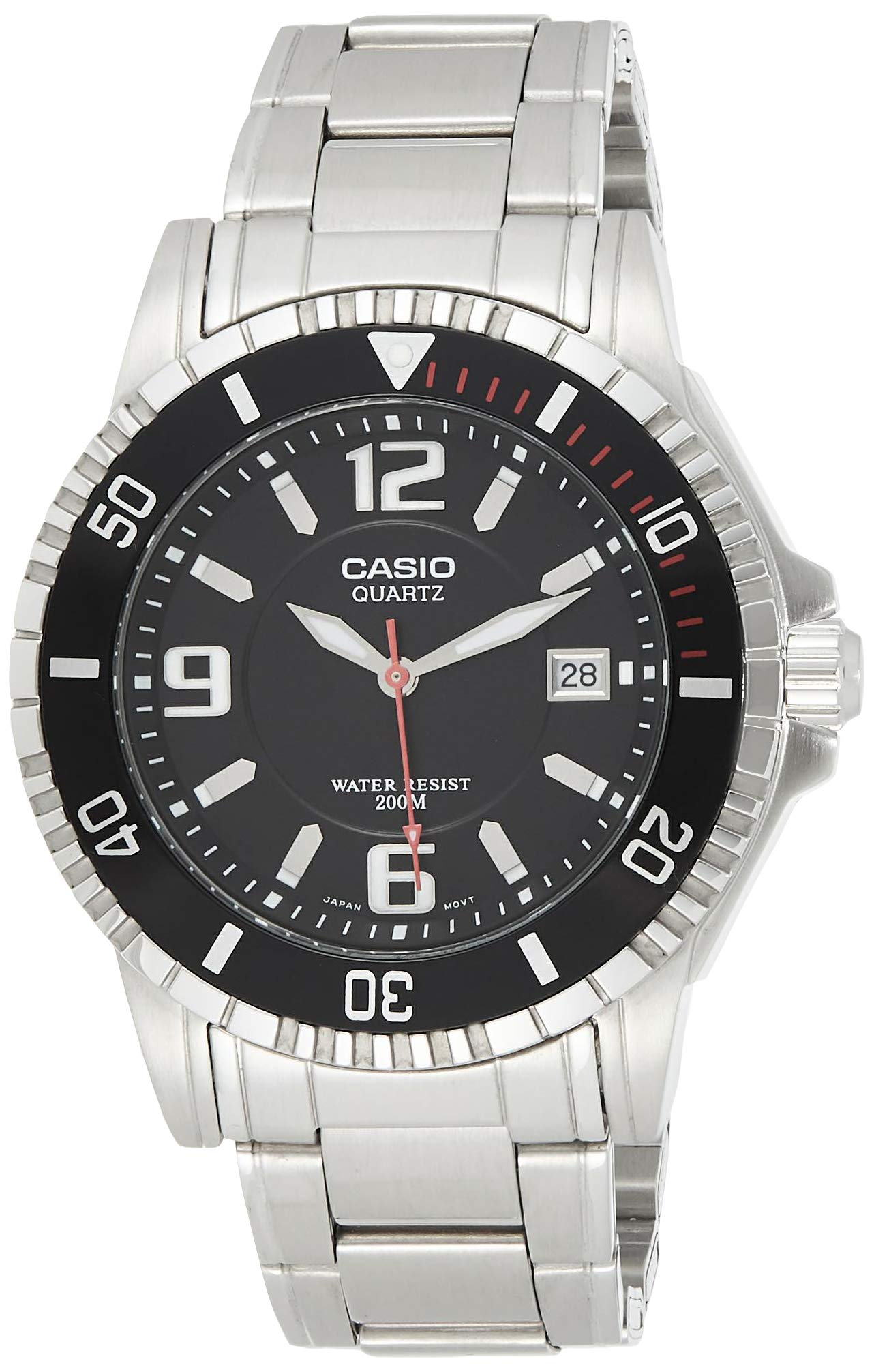 Casio Herren Armbanduhr Collection Analog/Digital Quarz Schwarz Resin Aw-80-7Aves