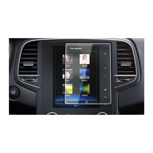 GHTOITW Navigation Displayschutz Für Koleos 2 Für R-Link 2017 2018 Auto-Displayschutzfolie GPS-Navigationscenter Touch-Display Auto-Innenraumschutz Zubehör(8.7inch)