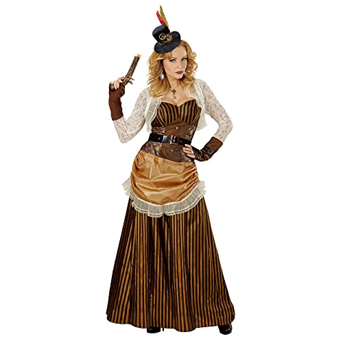 Widmann - Kostüm Steampunk, bodenlanges Kleid, Faschingskostüme, Karneval, Halloween