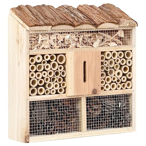 Haushaltsartikel, Insektenhotel, 30 x 10 x 30 cm, Kaminholz, Anzugmöbel