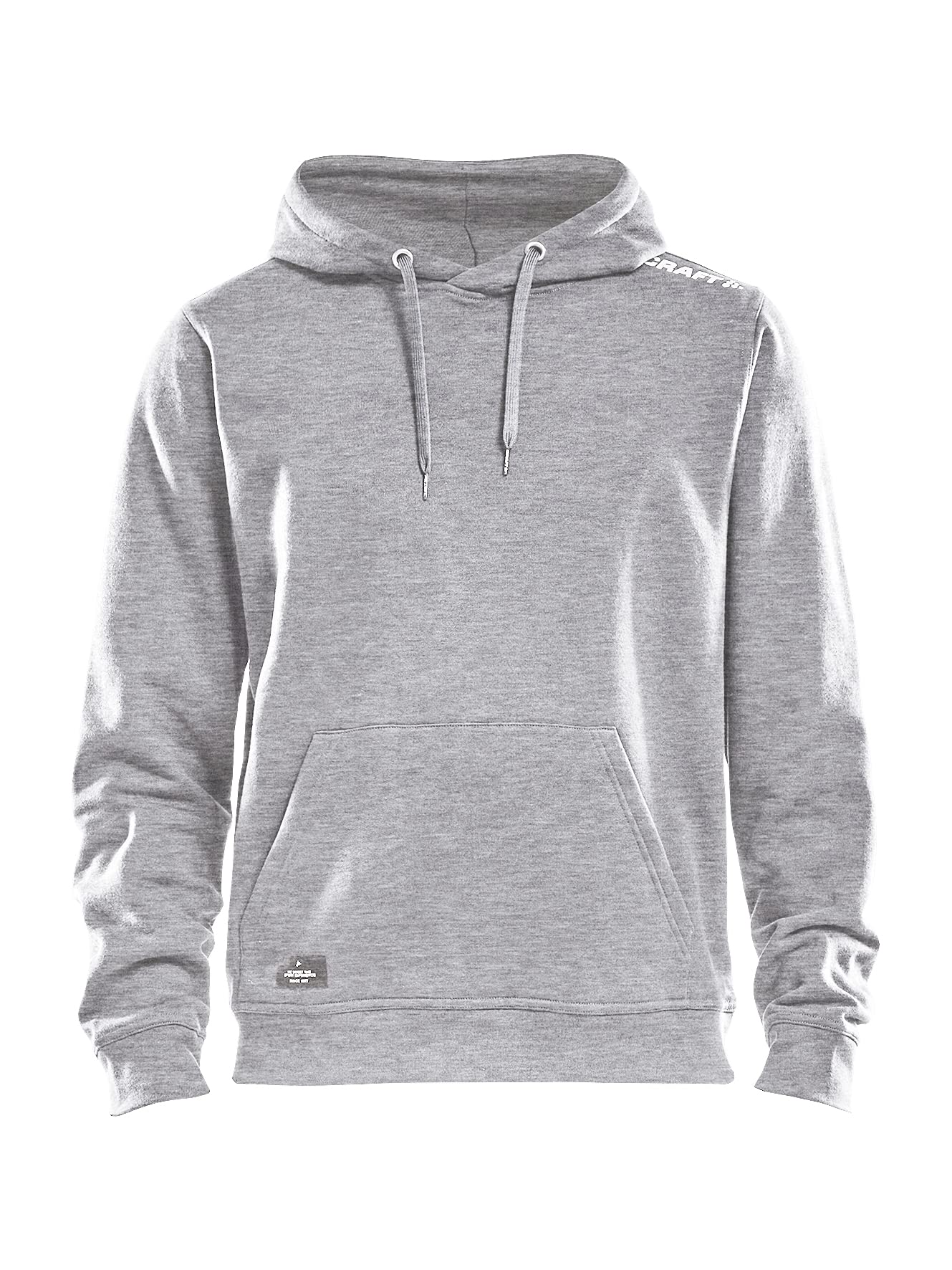 Craft Community Hoodie für Herren | Größe L | Grey Melange | Hoodie Herren | Sweatjacke Herren mit Kapuze | Kapuzenpullover | Sweatshirt | Mikrofaser-Baumwolle-Mix