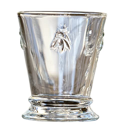 LOBERON® Wassergläser 6er Set Abeille, Glas, H/Ø ca. 10,3/8 cm, klar