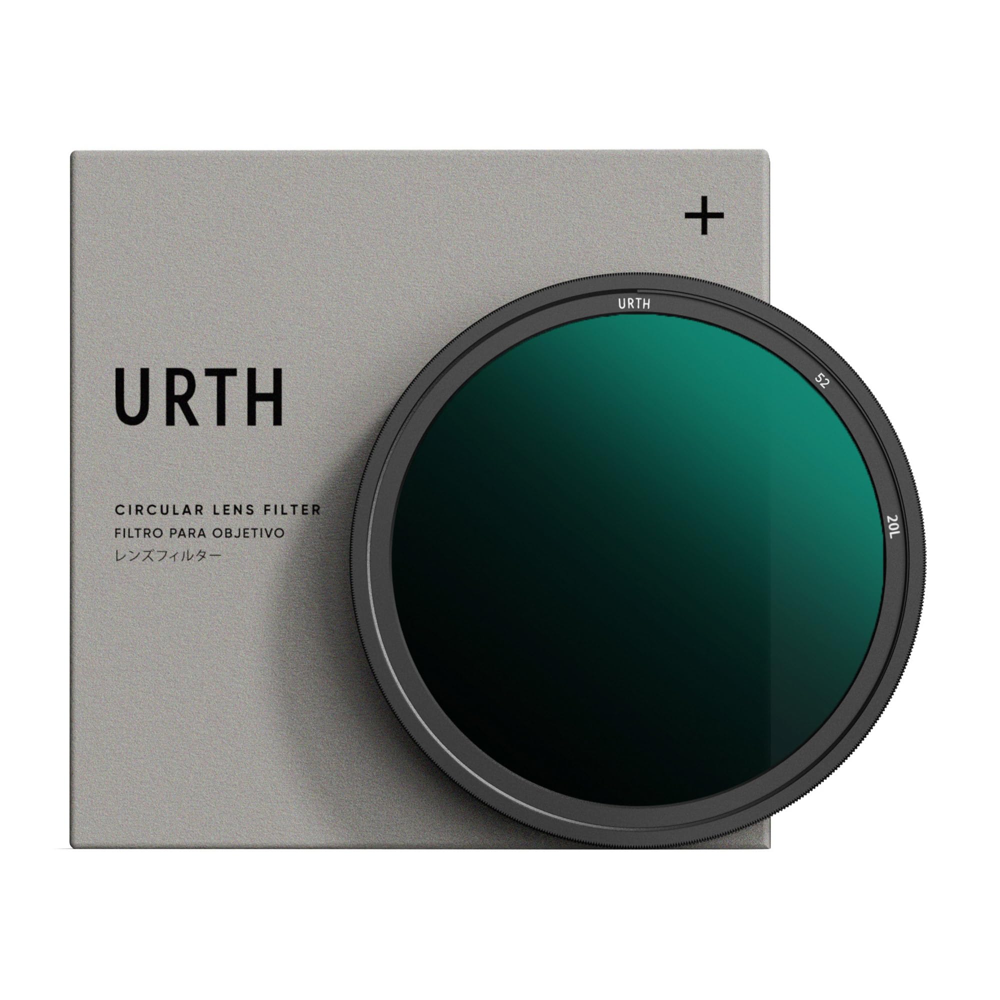 Urth 52 mm Polfilter (Polarisationsfilter) CPL + Graufilter ND64 Filter (Plus+)