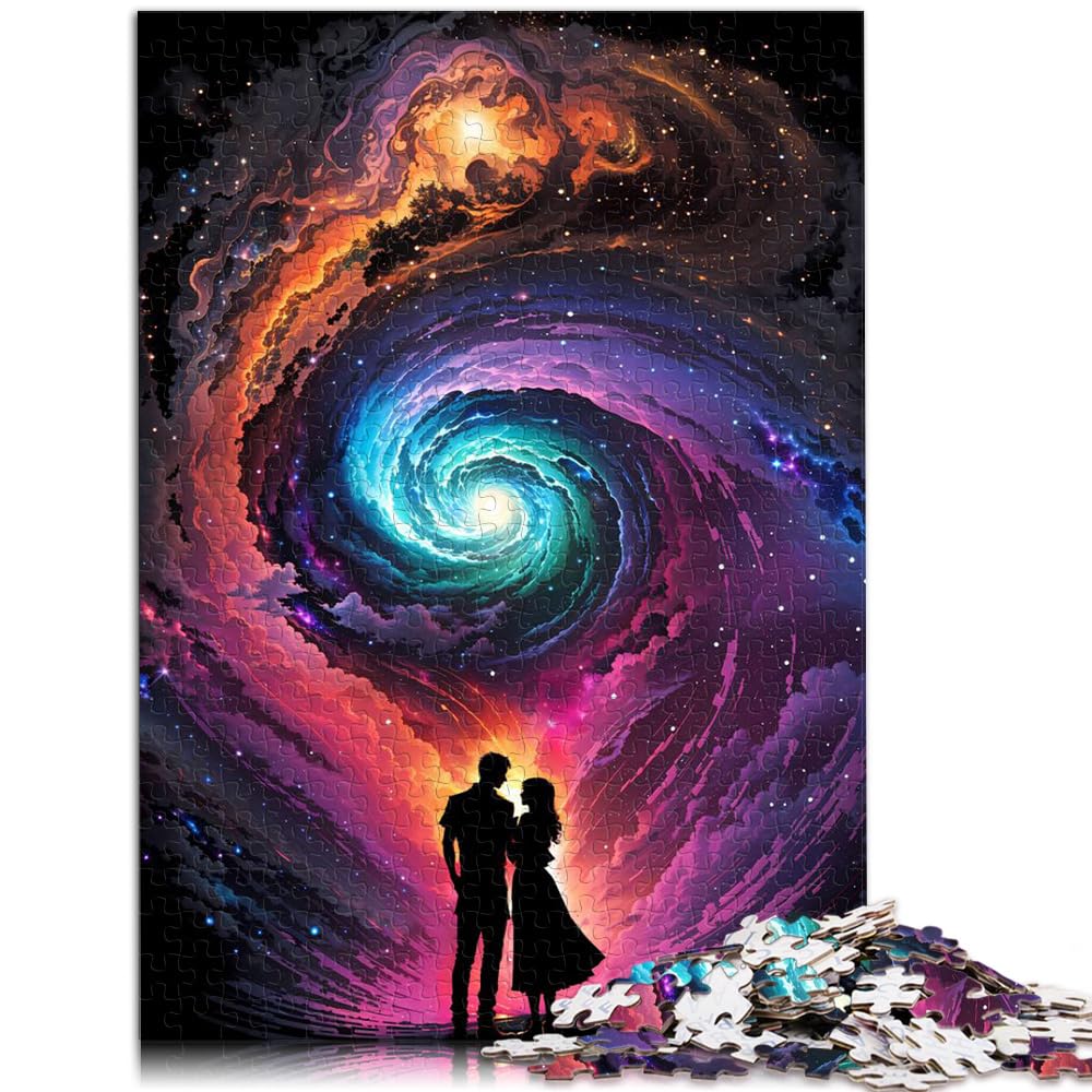 Puzzles für Endless Love Space Puzzles für Erwachsene 1000 Puzzles Holzpuzzles Spielzeugpuzzles Lernspiele Stressabbau-Puzzles 1000 Teile (50 x 75 cm)