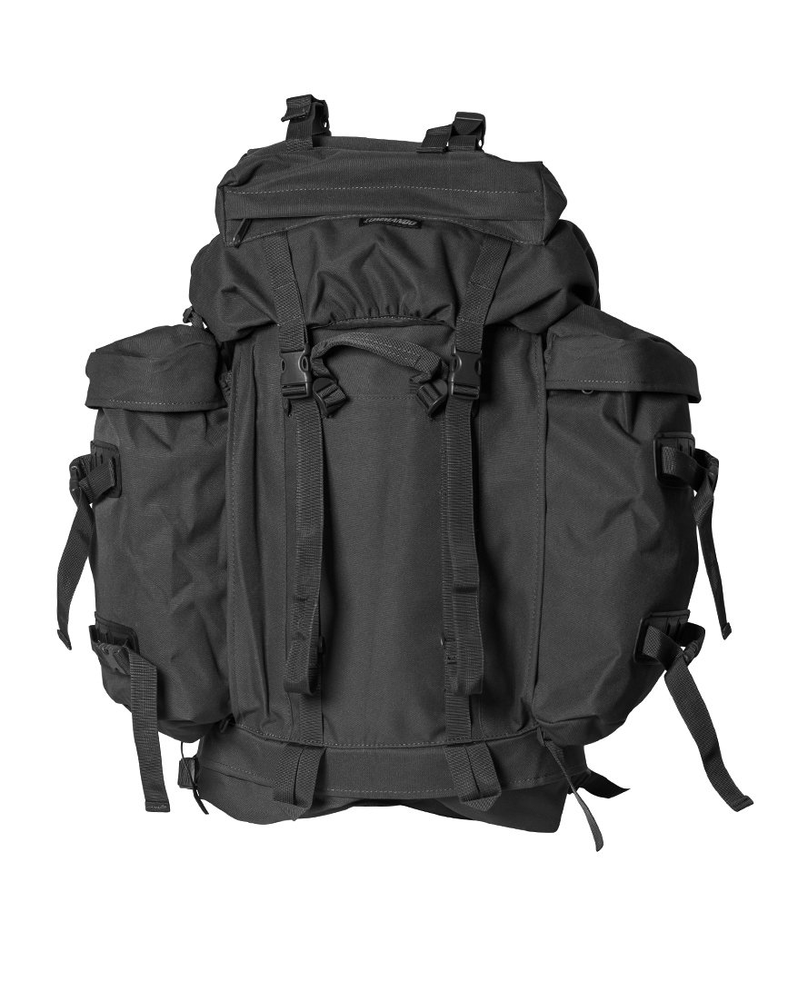 BW Bundeswehr Rucksack Bergrucksack Gebirgsjäger Army Mountain Pack + Army-Shop-BW Schlüsselanhänger (Schwarz)