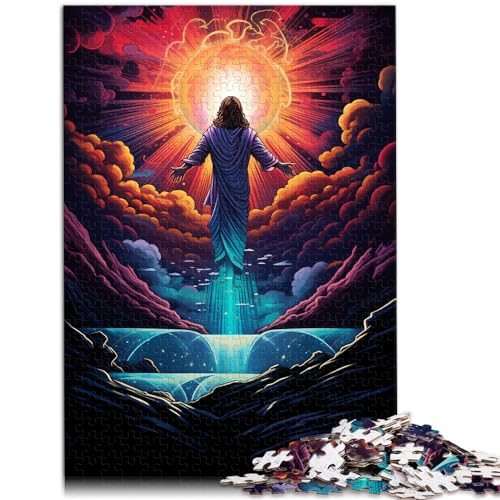 Puzzle für Brasilien, Jesus, Erlöser, 1000 Teile für Erwachsene. Das Holzpuzzle ganze Familie und dieses 1000-teilige (50 x 75 cm)