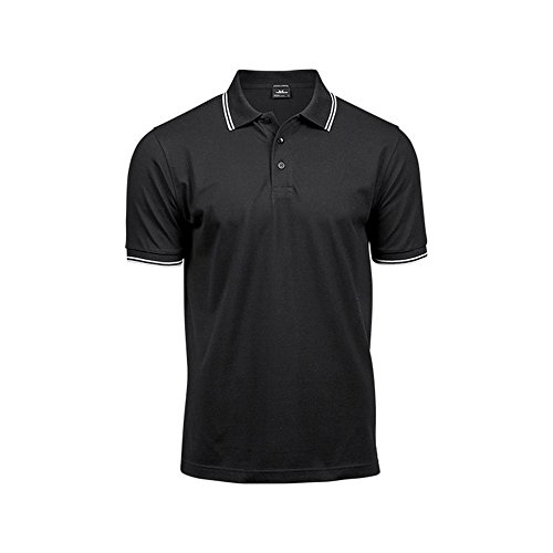 Herren Luxury Stripe Stretch Polo