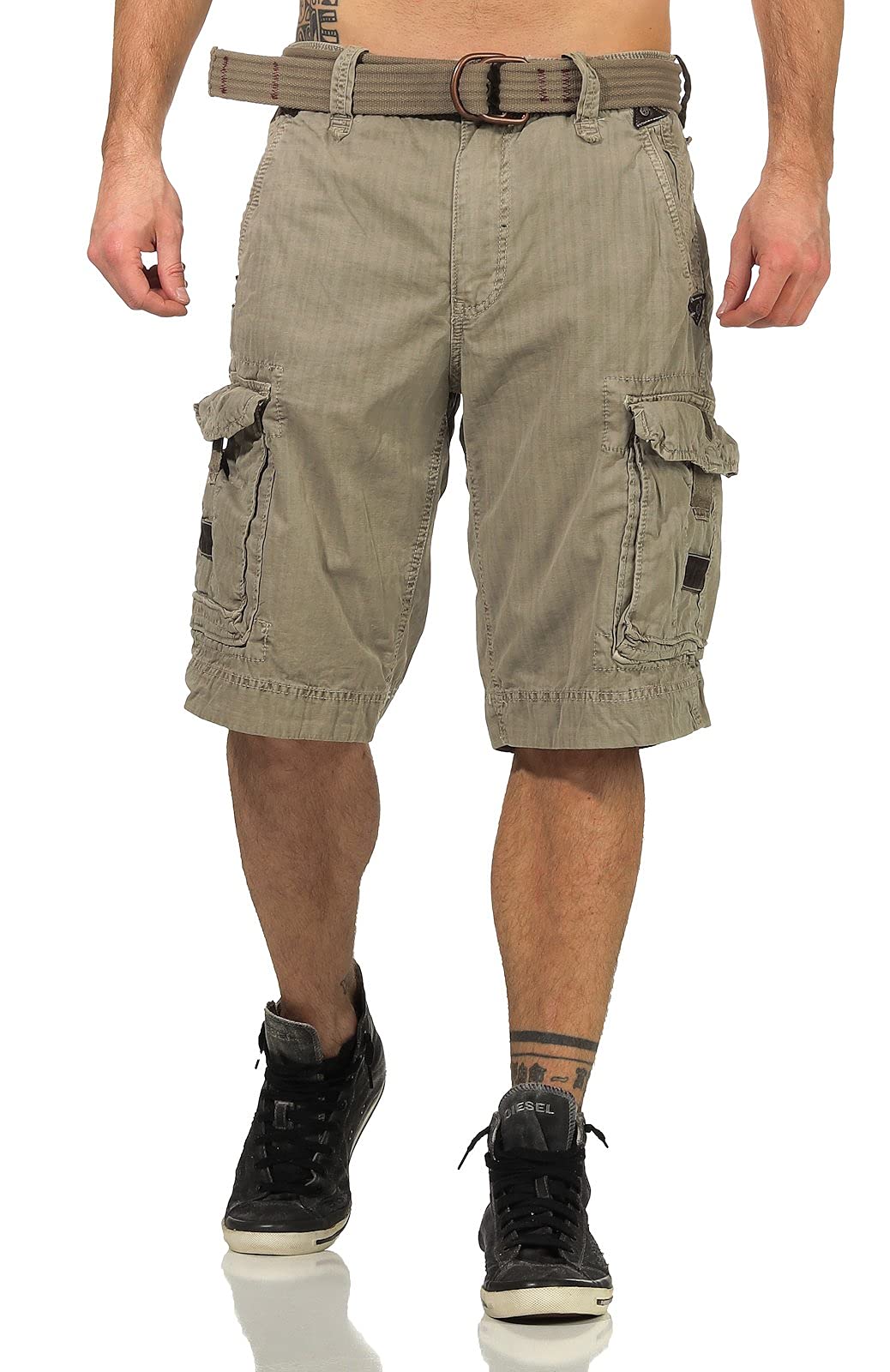 Jet Lag Herren Cargo Shorts Take Off 7 Cement W32