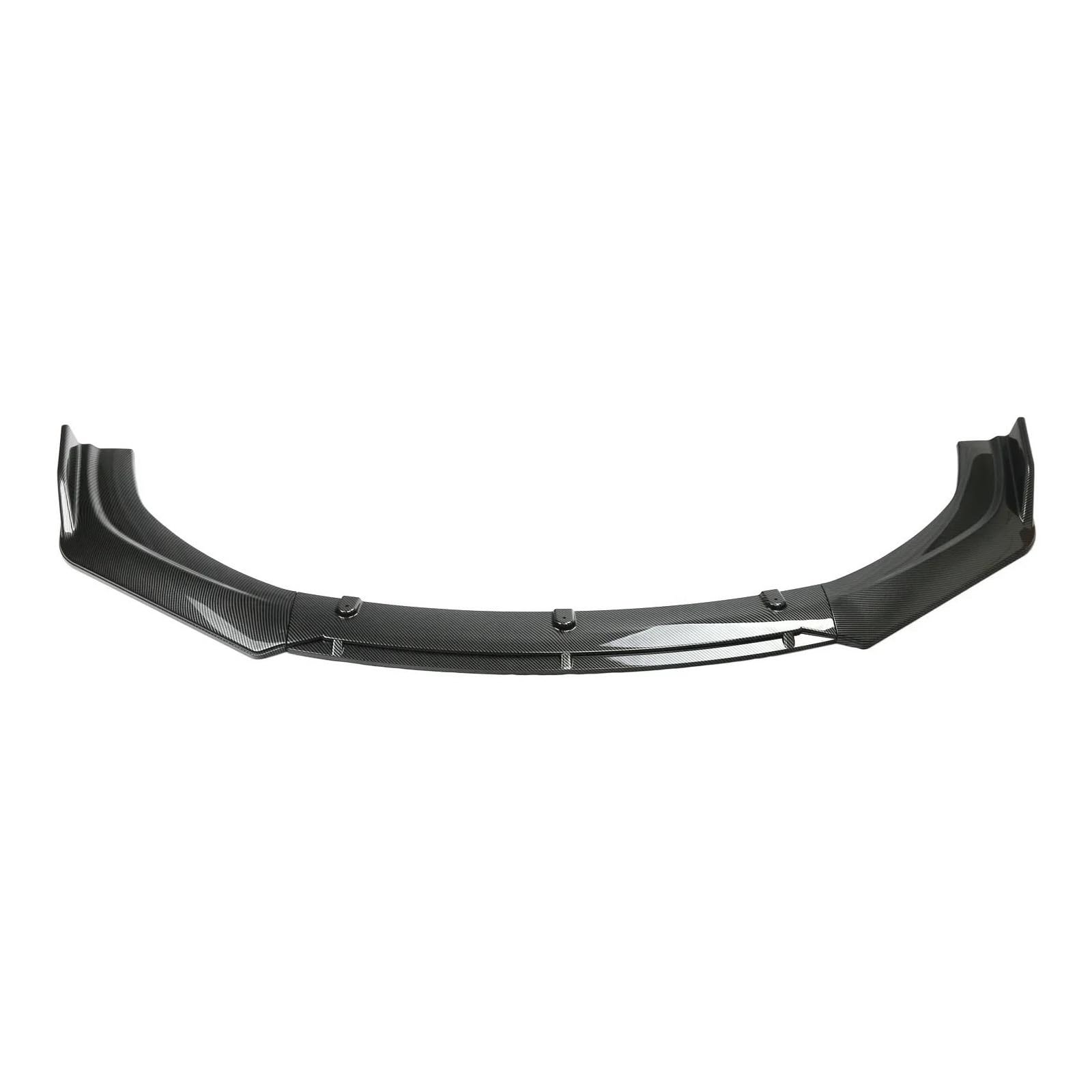 Frontspoiler Lippe Für Megane 4 2016-2022 Auto Front Stoßstange Lip Splitter Körper Kit Kinn Spoiler Anti Scratch Diffusor Lip Trim Damm Frontstoßstange Spoiler(Carbon Fiber)