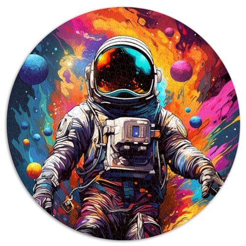 Puzzle-Geschenk, lustiger Astronaut im Weltraum, 1000 Teile, Puzzle für Erwachsene, 67,5 x 67,5 cm, Spiele, Spielzeug, Geschenk, interessantes Puzzle zur Stressreduzierung