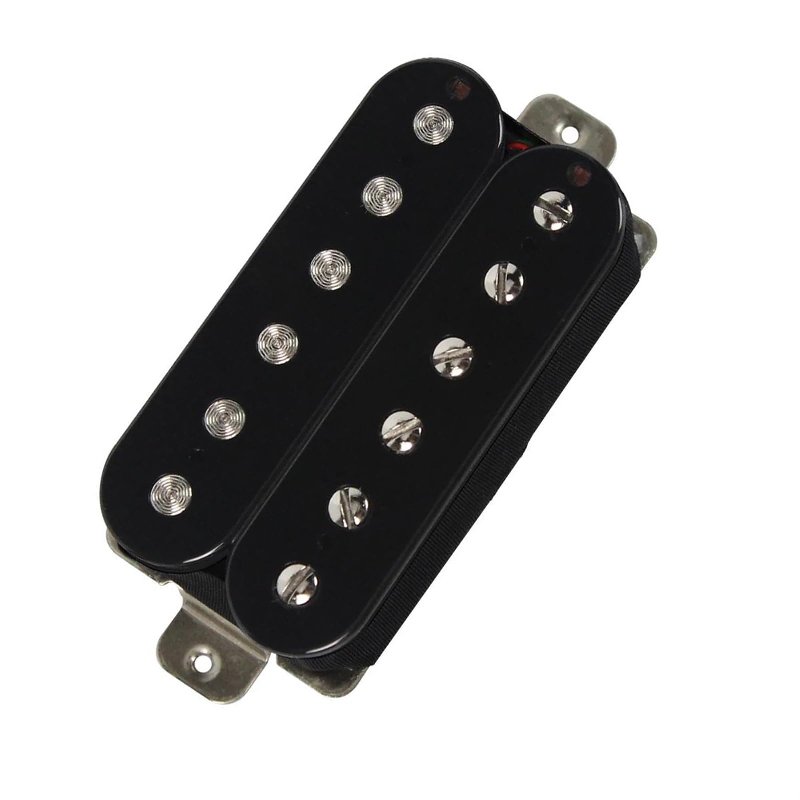 14K Gitarrensteg-Tonabnehmer Humbucker-Tonabnehmer Doppelspule Schwarz Für E-Gitarre e gitarren tonabnehmer