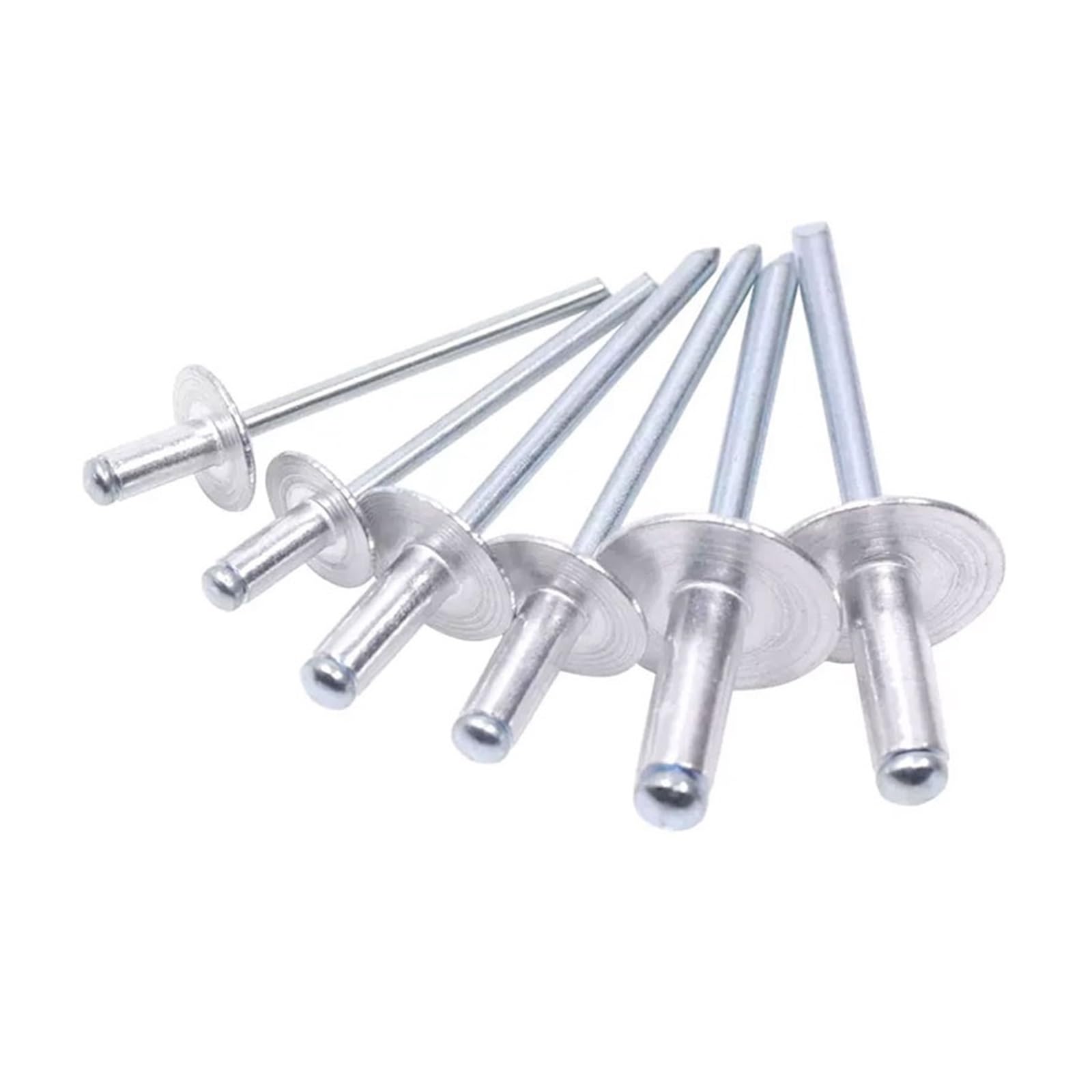 Aluminium Blindniet,FlanscheKlappnieten, 50 stücke Aluminium Große Flansch Kopf Blind Nieten Pull Dekoration Pop Nagel Aluminium Niet(4x30x12mm)