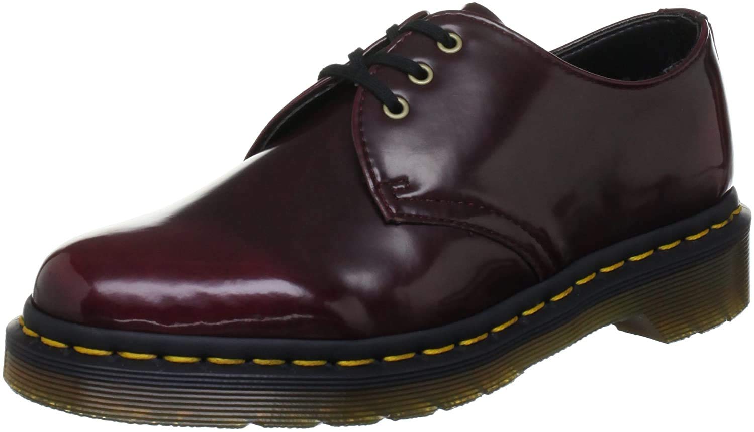 Dr. Martens Vegan 1461 Shoes, Rosso Cherry Red, 38 EU