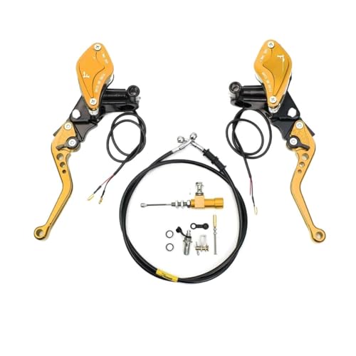 AXCAR Motorrad Hydraulische Kupplung Kit Bremse Master Zylinder Öl Schlauch Bremse Kit Für Y&amaha Dirt Bike Kupplung Bremshebel