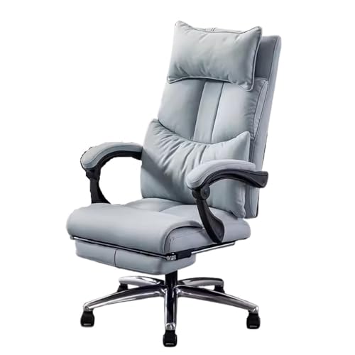 Zhaoj24-05 Bürostuhl Ergonomischer Chefsessel, ergonomischer Gaming-Stuhl mit Technologie, Stoff, drehbar, Computer-Schreibtischstuhl mit Rollen Schreibtischstuhl(Blue)