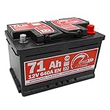 AUTOBATTERIE Speed L3B71-12V 71Ah 640A Con Polo POSITIVO A DESTRA