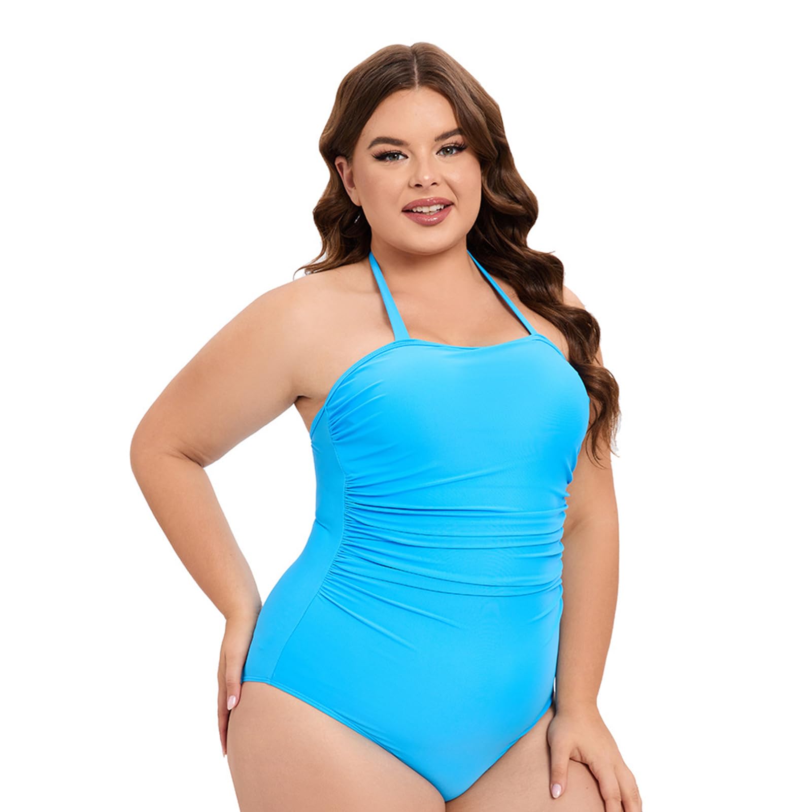 Zkydhbd Damen Schwimmanzug Mit Neckholder Und Neckholder Push Up Badeanzug 1-teiliger Badeanzug Für Den Urlaub Strandkleidung