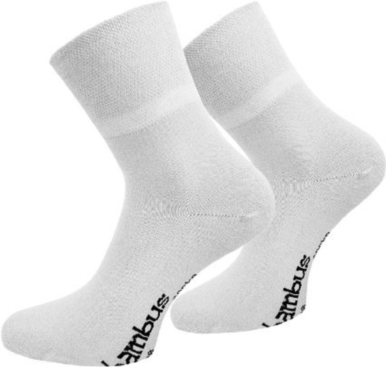 ORIGINAL WOWERAT 6 Paar seidenweiche Bambus-Kurzschaft-Socken 43-46,Weiss