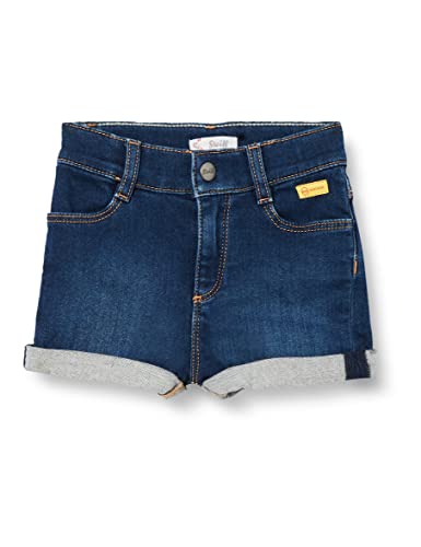 Steiff Baby-Jungen Jeans-Shorts, Mood Indigo, 050