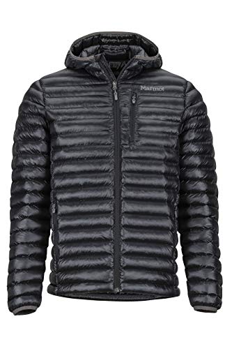 Marmot Herren Avant Featherless Hoody Ultra-leichte Isolierte Winterjacke, Warme Outdoorjacke Mit Kapuze, Wasserabweisend, Winddicht, Black, S