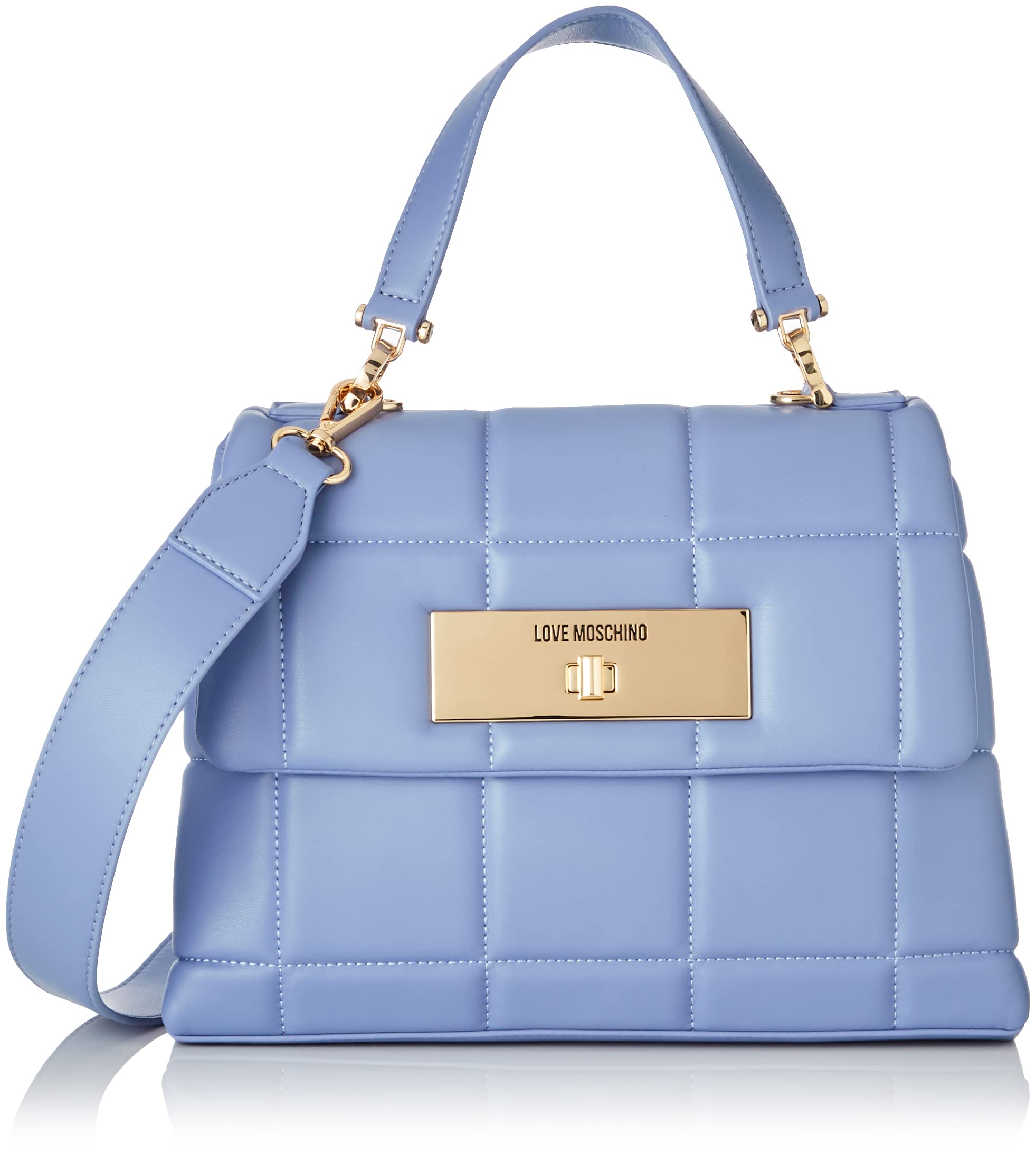 Love Moschino Damen Jc4421pp0fkr0602 Handtasche, hellblau, Einheitsgröße