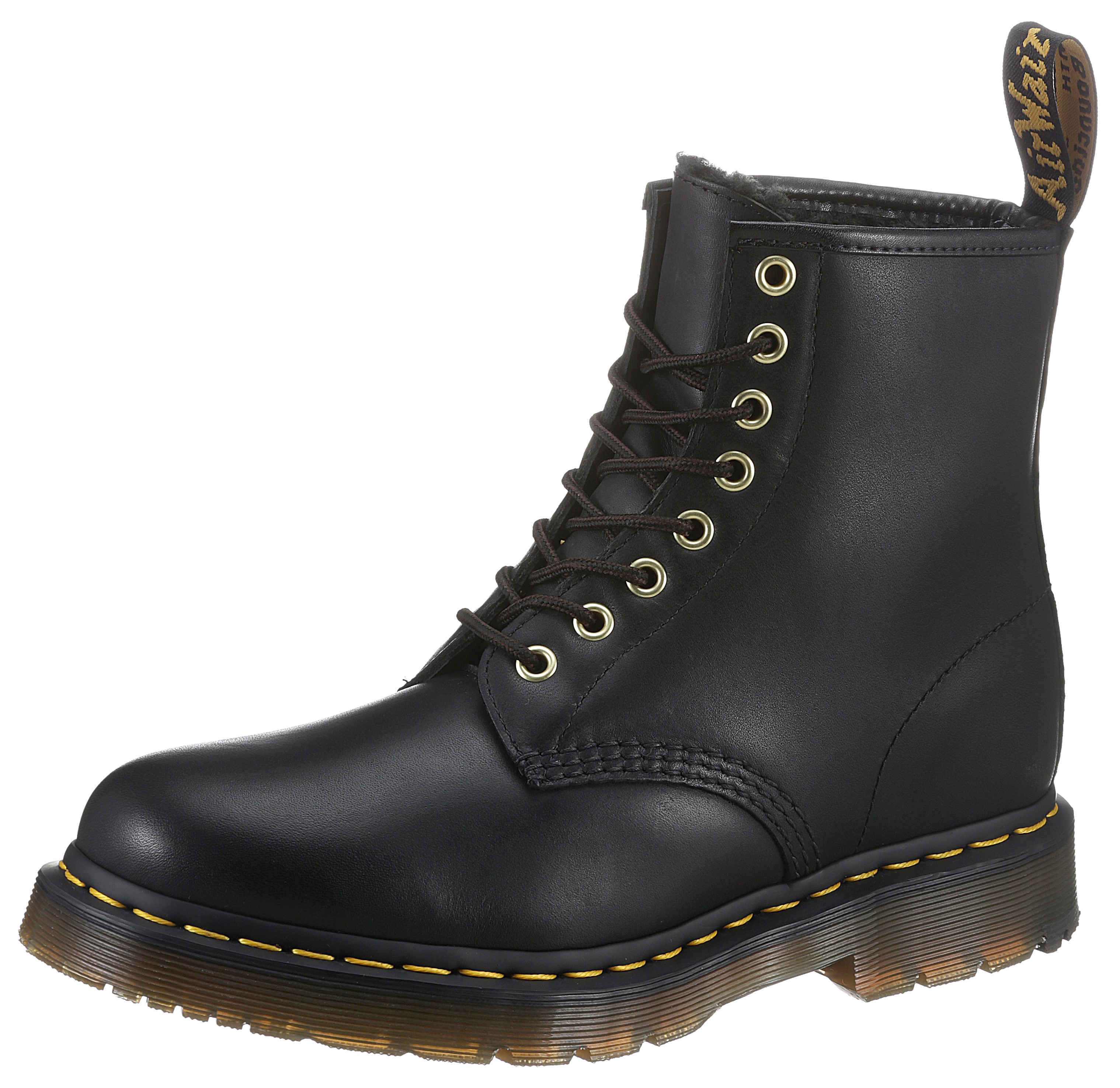 DR. MARTENS Schnürstiefel "1460 BLIZZARD 8 EYE BOOT", rahmengenähte Machart